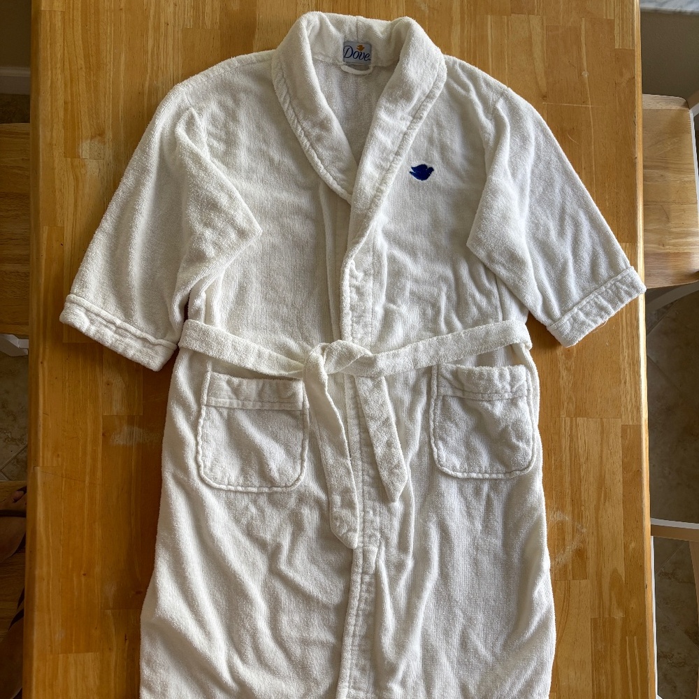 White Terrycloth Robe